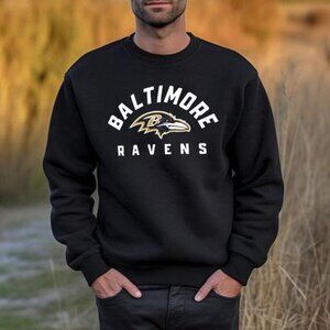 Baltimore Ravens Sweatshirt Retro Vintage NFL Crewneck Classic Football Fan 05